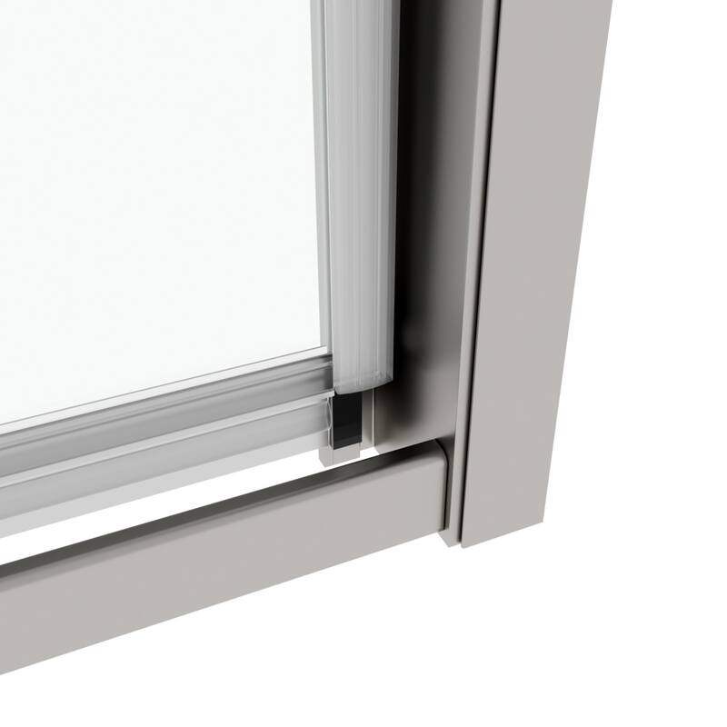Pivot Frame Sliding Shower Door with 6mm Tempered Glass