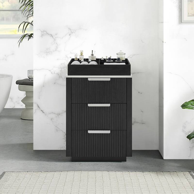 Santarem Solid Wood Partitioned Storage Cabinet