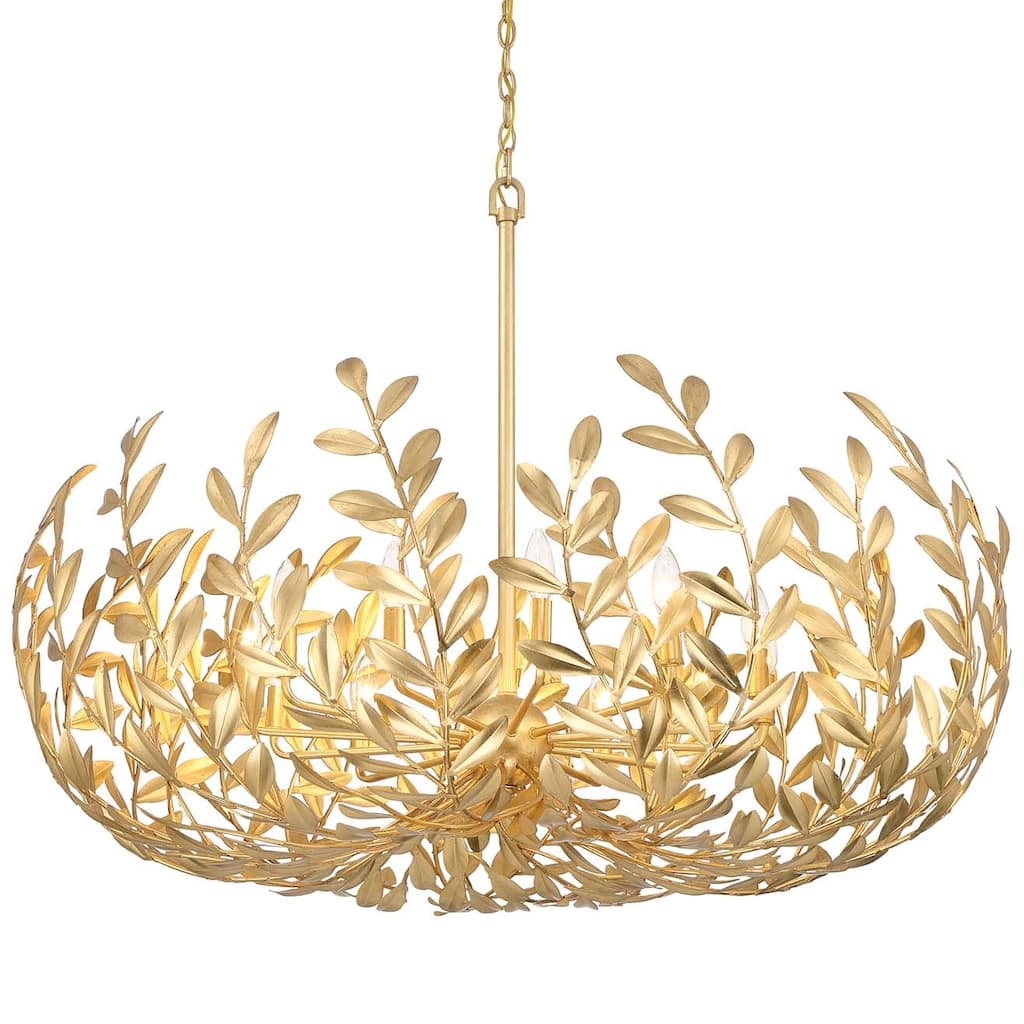Crystorama Lighting Group 569 Broche 12 Light 42" Wide Chandelier