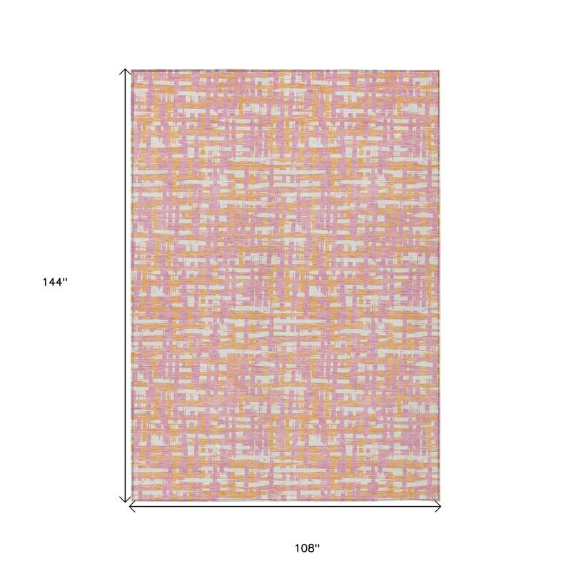 HomeRoots Abstract Transitional Rectangle Outdoor Rug