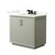 Option Light Green / Giotto Quartz Top / Matte Black