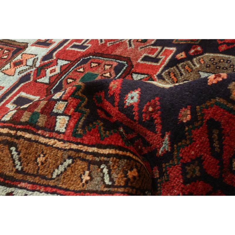 ECARPETGALLERY Hand-knotted Konya Anatolian Dark Navy Wool Rug - 3'10 x 6'3