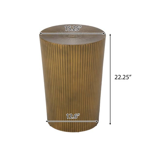 dimension image slide 1 of 3, Langseth Iron Sunburst Side Tables (Set of 2) by Christopher Knight Home