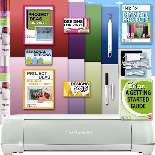Shop Cricut Explore Air 2 Machine Bundle-Ironon Foil 12X12 ...