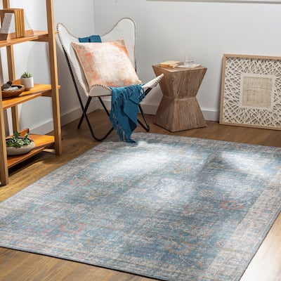 Livabliss Salima Traditional Vintage Machine Washable Area Rug