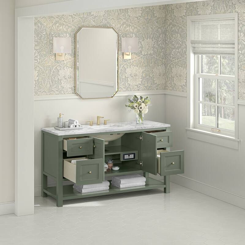 James Martin Vanities 330-V60S-3CAR Breckenridge 60" Free Standing