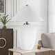 preview thumbnail 3 of 4, Uttermost Merriton Matt White Table Lamp