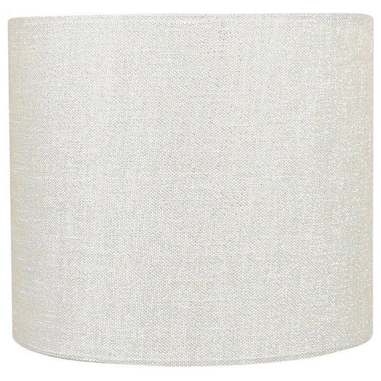 Classic Drum Metallic Fabric Lamp Shade, 8" to 16" Bottom Size