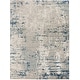 preview thumbnail 57 of 72, Nourison Concerto Modern Abstract Distressed Area Rug 6'7" x 9'6" - Grey/Blue/Ivory