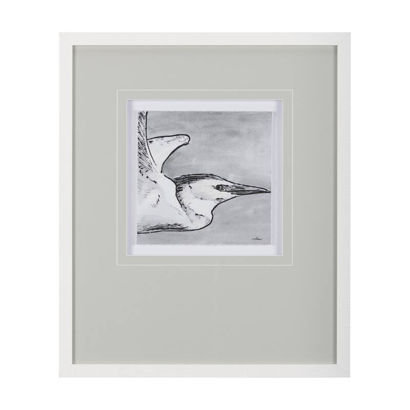 Bird Portrait Sketch III Framed Art Print