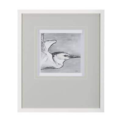 Bird Portrait Sketch III Framed Art Print