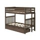 preview thumbnail 3 of 12, Max and Lily Twin over Twin Bunk Bed with Ladder and Storage Drawers