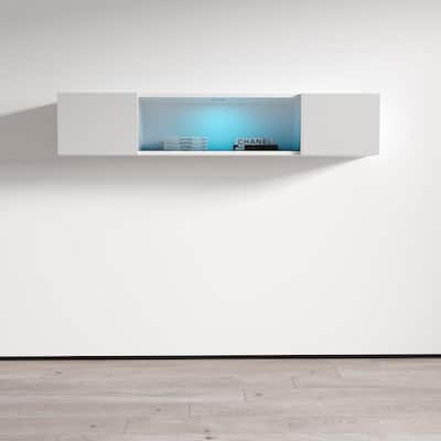 Strick & Bolton Hadi Contemporary Wall-mounted Media Cabinet