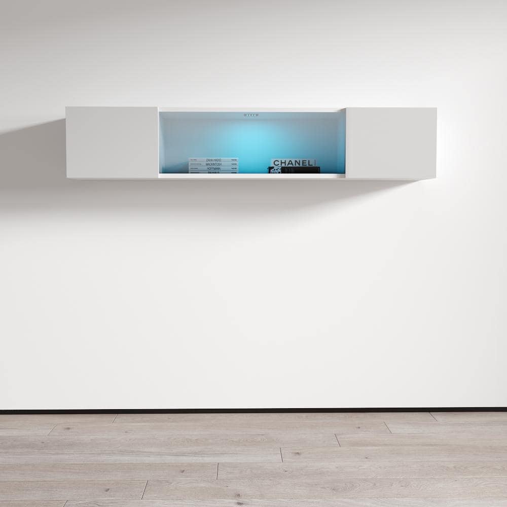 Strick & Bolton Hadi Contemporary Wall-mounted Media Cabinet