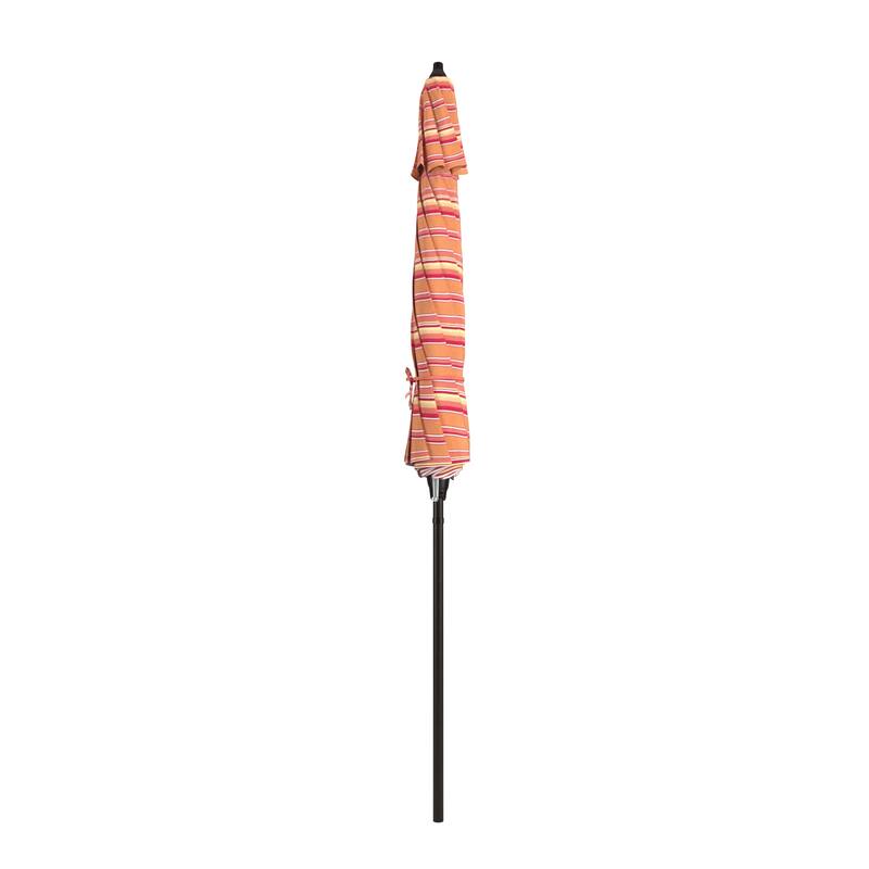 North Bend 9-foot Round Auto-tilt, Bronze Finish, Sunbrella Patio Umbrella by Havenside Home