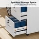 preview thumbnail 14 of 44, 2-Drawer Rolling Wood File Cabinet with Lock