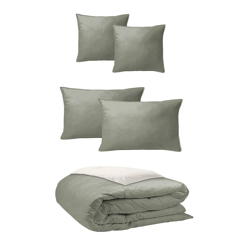 Rania Meadow Twin Comforter & 1 Sham Set, plus 1 bonus cushion