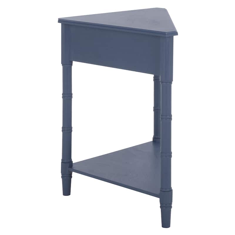 SAFAVIEH Calla Grey Corner Table - 33.9" x 17.3" x 28" - 34"W x 17"D x 28"H