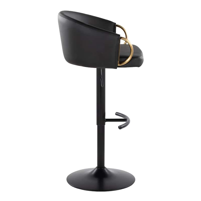 Silver Orchid Battista Adjustable Bar Stool (Set of 2)