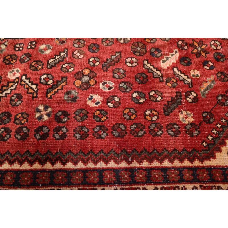 ECARPETGALLERY Hand-knotted Konya Anatolian Red Wool Rug - 5'1 x 6'9