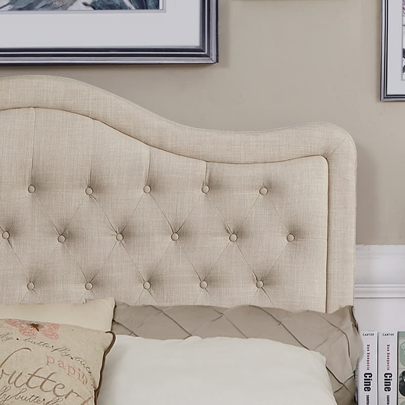 Moser Bay Murphy Grove Diamond Tufted Queen / King Upholstered Panel Bed