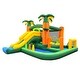 preview thumbnail 9 of 8, Gymax Tropical Inflatable Bounce Castle 8-in-1 Giant Jumping House w/