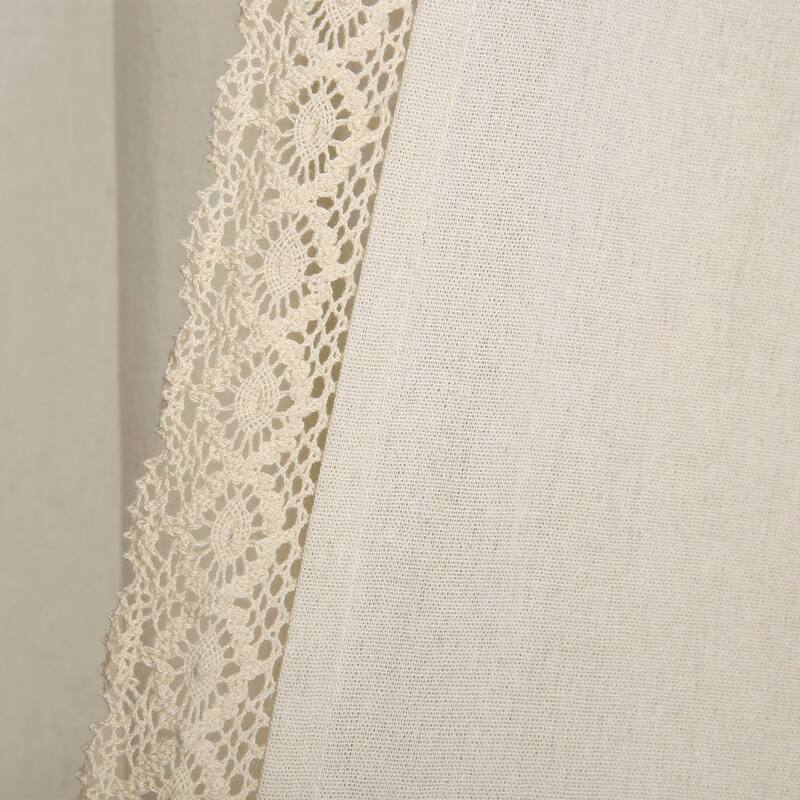 The Gray Barn Kind Koala Vintage Farmhouse Light Filtering Curtain Panel Pair