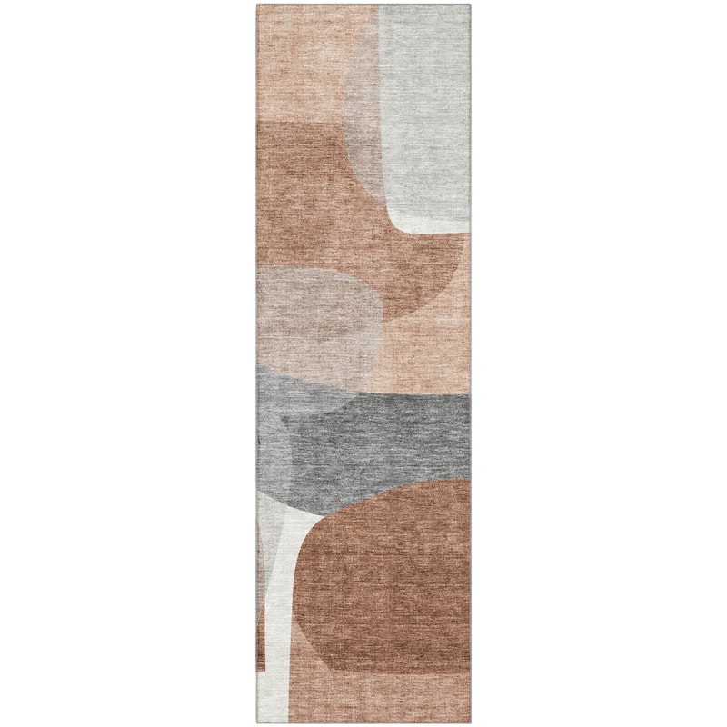 Premium Washable Super Soft Contemproary Retro Mayfield Rug