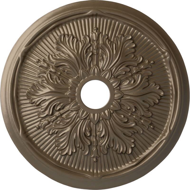 23 3/4"OD x 3 5/8"ID x 1 7/8"P Luton Leaf Ceiling Medallion