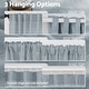preview thumbnail 44 of 46, Linen Blend Light Filtering Back Tab/Rod Pocket Panel Pair(Set of 2)