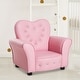 preview thumbnail 7 of 8, Kids Sofa Toddler Tufted Upholstered Sofa Chair - 23.25" L x 16.25" W x 19.25" H