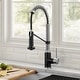 preview thumbnail 7 of 147, Kraus Bolden 2-Function 1-Handle Commercial Pulldown Kitchen Faucet