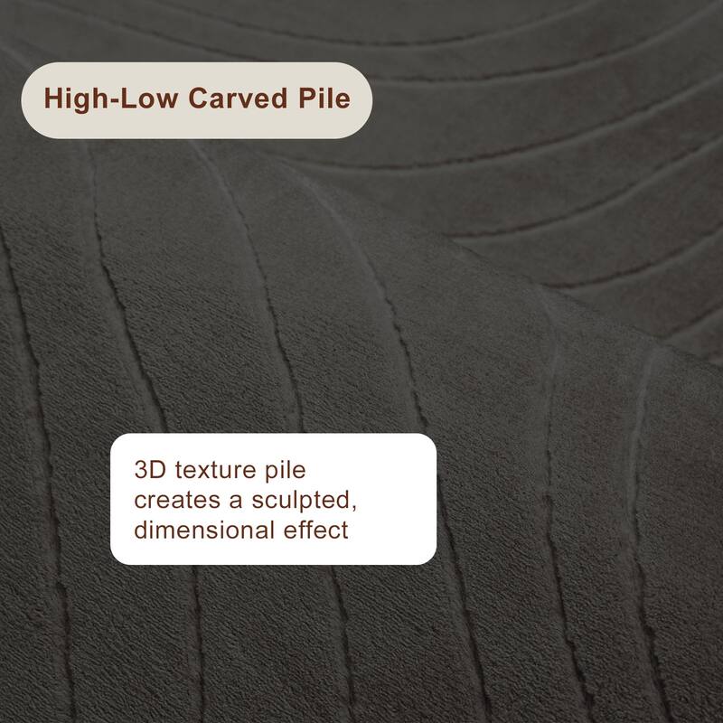 ECARPETGALLERY Somos Modern Machine Washable Area Rug