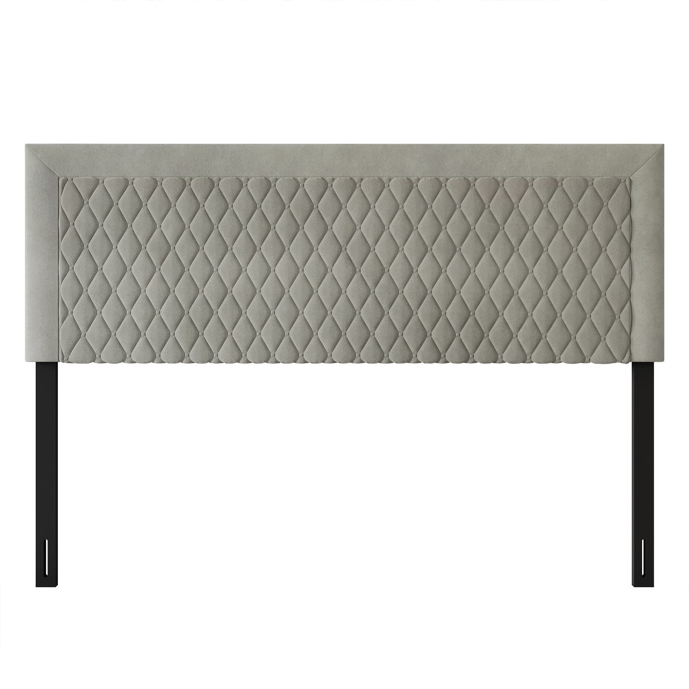 CraftPorch Transitional Velvet Upholstered Headboard