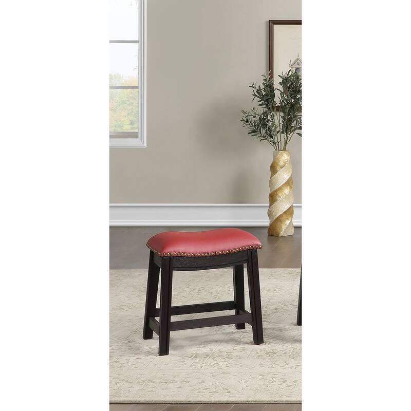 Black Pu Upholstery Bar Stool