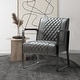 preview thumbnail 26 of 31, Lagash Lesuire PU Chair with Tufted Back ANTHRACITE