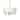 6LT Incandescent Chandelier, VB w/ Wht Shade
