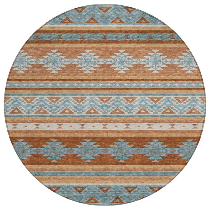 Machine Washable Indoor/ Outdoor Global Heston Chantille Rug