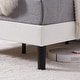 preview thumbnail 71 of 70, Kids Bed Frame, Height Adjustable Upholstered Bed, Twin Size Bed Set of 2