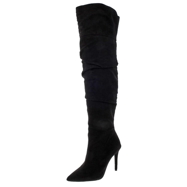 jessica simpson over the knee boots black