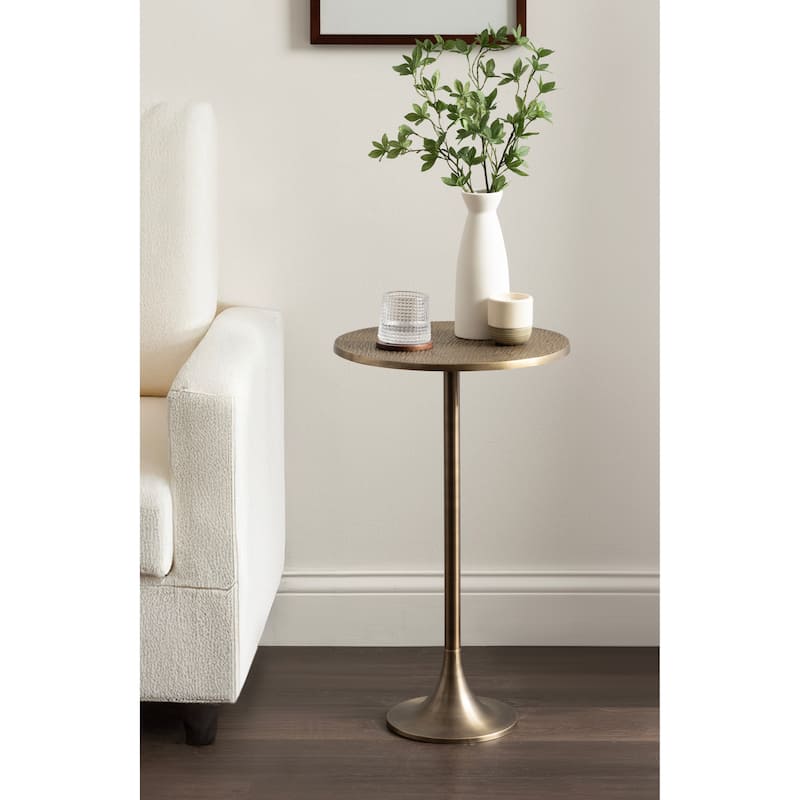 Kate and Laurel Baronet Round Metal Table