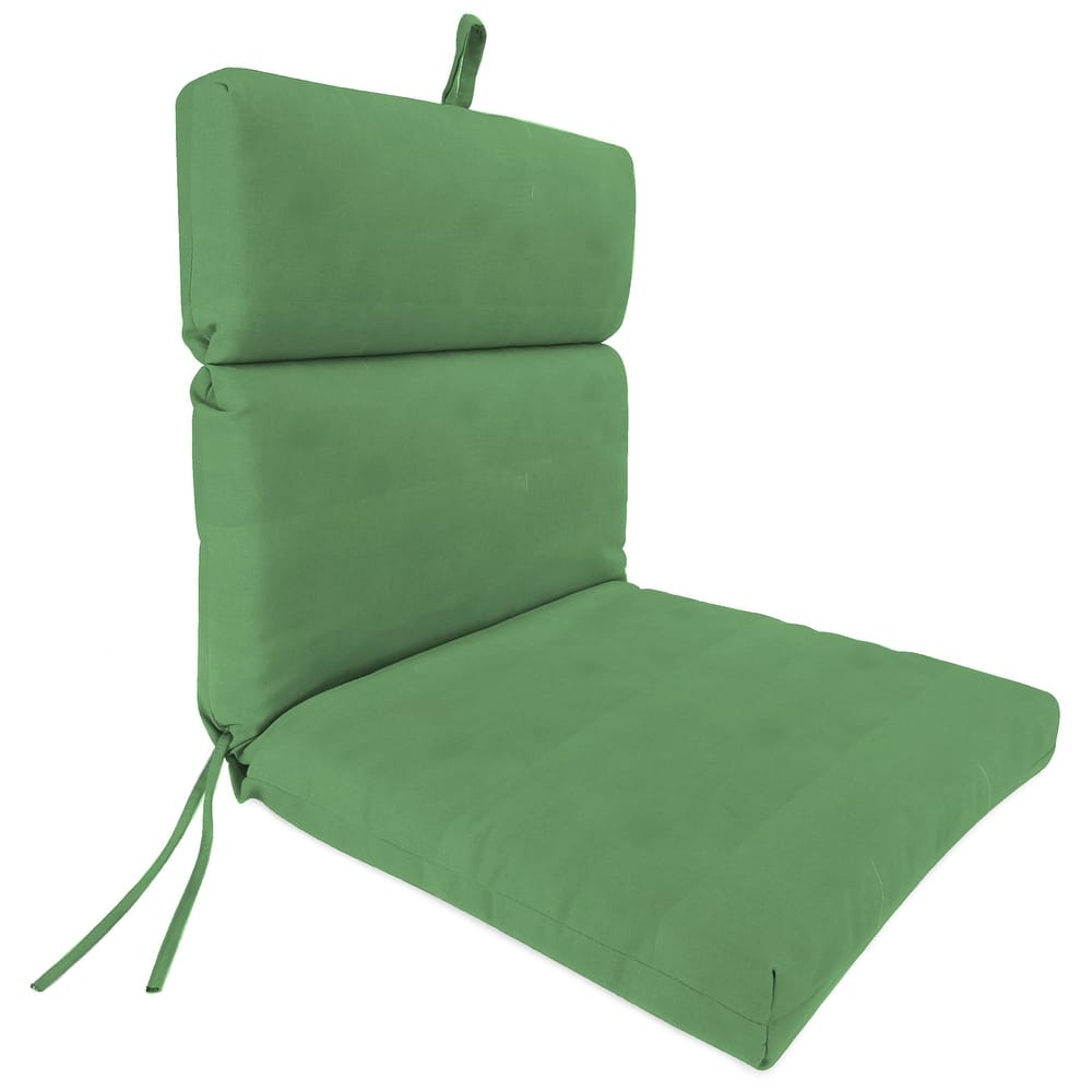 22" x 44" Outdoor Chair Cushion with Ties and Loop - 44'' L x 22'' W x 4'' H