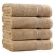 preview thumbnail 13 of 105, Superior Heritage Egyptian Cotton Absorbent Bath Towel Set of 4