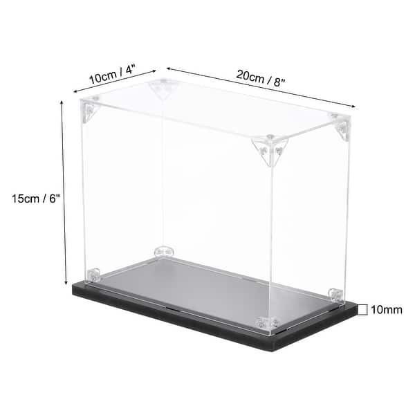 dimension image slide 9 of 65, Acrylic Display Case, for Displaying Collectibles, Dolls, Model Car