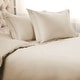preview thumbnail 40 of 87, Superior Egyptian Cotton 1000 Thread Count 3 Piece Duvet Cover Set Ivory - Full - Queen