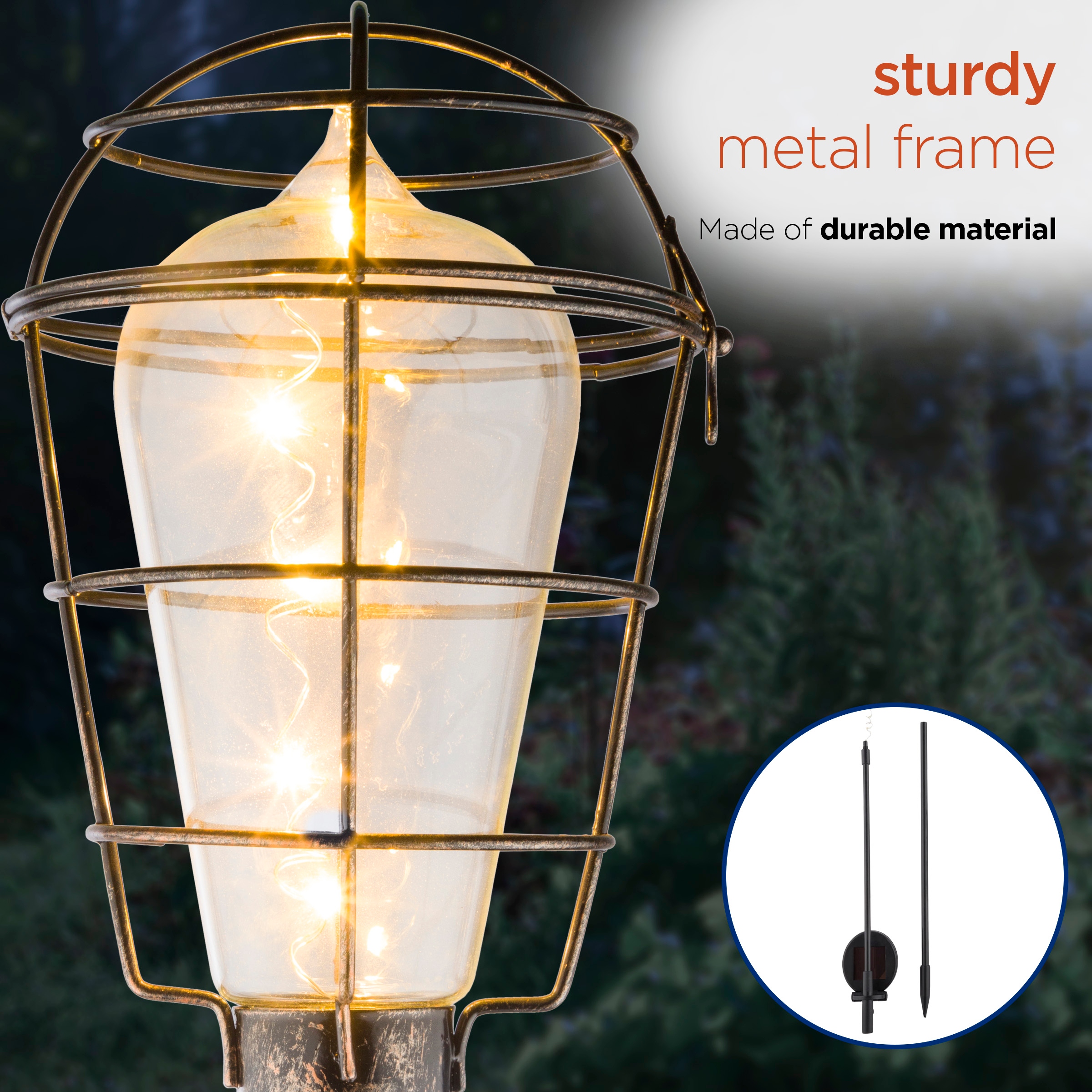 Solar powered edison lights cheap