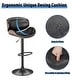preview thumbnail 77 of 78, Bar Stools Adjustable Height Swivel Faux Leather Armless Barstools