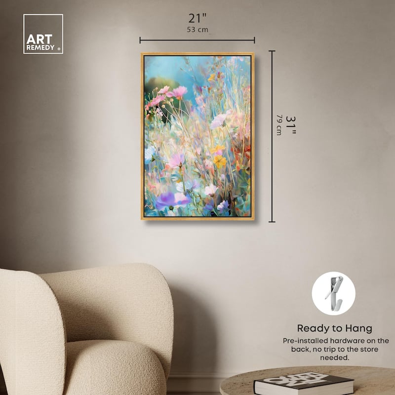 Cosmos Cascade Canvas by Art Remedy