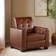 Option Dark Brown/ Cognac/ Faux Leather