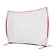 preview thumbnail 2 of 10, 12 x 9 Feet Portable Compact Barricade Backstop Netting with Steel Pipe Frame and Carry Bag
